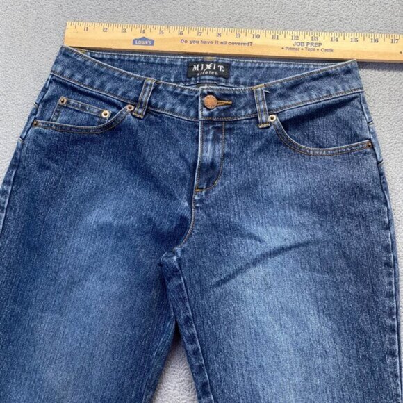 Mixit Womens Denim Blue Jeans Size 6 Cotton Blend Medium Wash Stretch - Picture 4 of 11